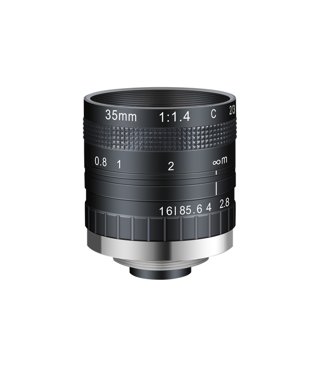 AZURE Photonics AZURE-3514SWIR-S 2/3" 35mm F1.4 Manual Iris C-Mount Lens, SWIR Type (900-1700nm)