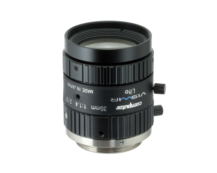 Computar M3514-VSW 2/3" 35mm F1.4 Manual Iris C-Mount Lens, Visible-Short Wave IR, Singleband Use, 6 Megapixel Rated