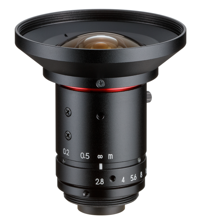 Kowa LM3JC10M 2/3" 3.7mm F2.8 Manual Iris C-Mount Lens, 10 Megapixel Rated