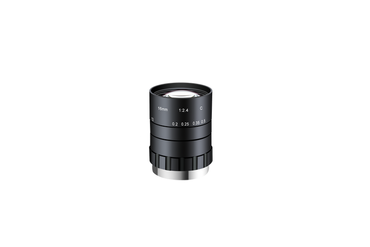 Azure Photonics AZURE-1624SF 1.1" 16mm F2.4 Manual Iris C-Mount Lens, 24 MP Rated