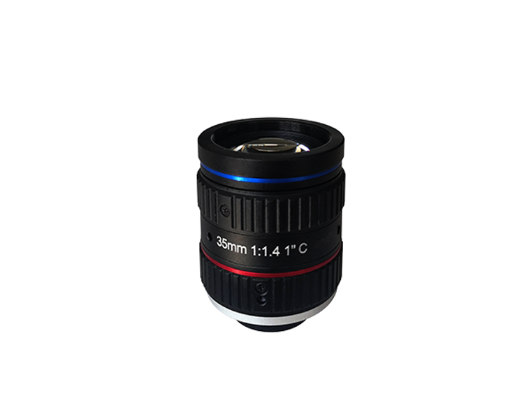 FOCtek C-M35(12MP)-1F14 1.1" 35mm F1.4 Manual Iris & Focus C-Mount Lens, 12 MP Rated