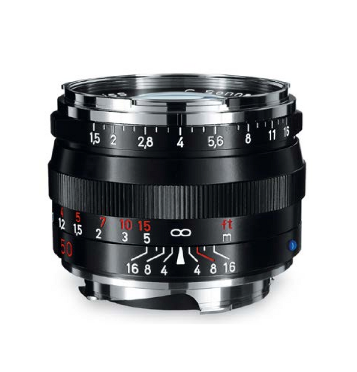 Zeiss C Sonnar T* 1.5/50 Z-M42-I 50mm F1.5 Manual Focus & Iris M42-I Mount Lens, Compact & Light Weight, 43mm Image Circle, 25 Megapixel Rated