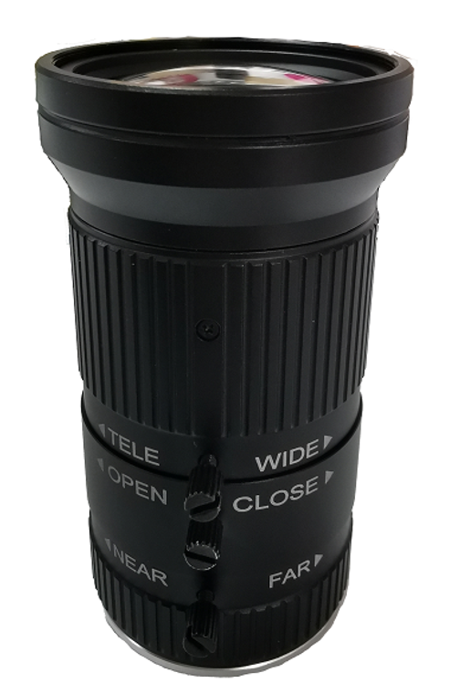 FOCtek CS-M0550IR(6MP)-1 1/2.7" 5-50mm F1.4 Manual Iris Vari-Focal CS-Mount Lens, IR Corrected, 6 Megapixel Rated