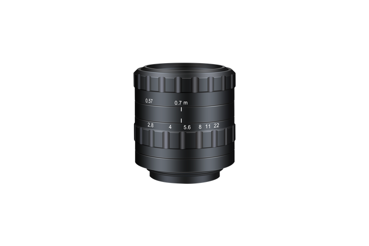 Azure Photonics AZURE-DN5028MF 50mm F2.8 Manual Iris F-Mount Lens, IR Corrected, 25 MP Rated, 4μm pixels, 30mm Image Circle