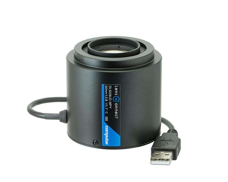 Computar VL1226S-MPZ 1" 12mm F2.6 Motorized Control C-Mount Lens, I2C Interface, LensConnect Series, 20 MP Rated