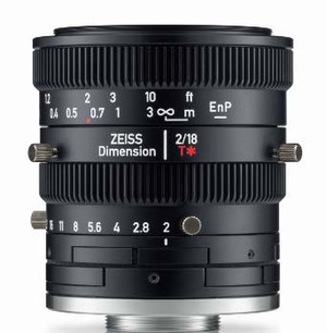Zeiss Dimension 18mm C-Mount Lens | RMA Electronics, In