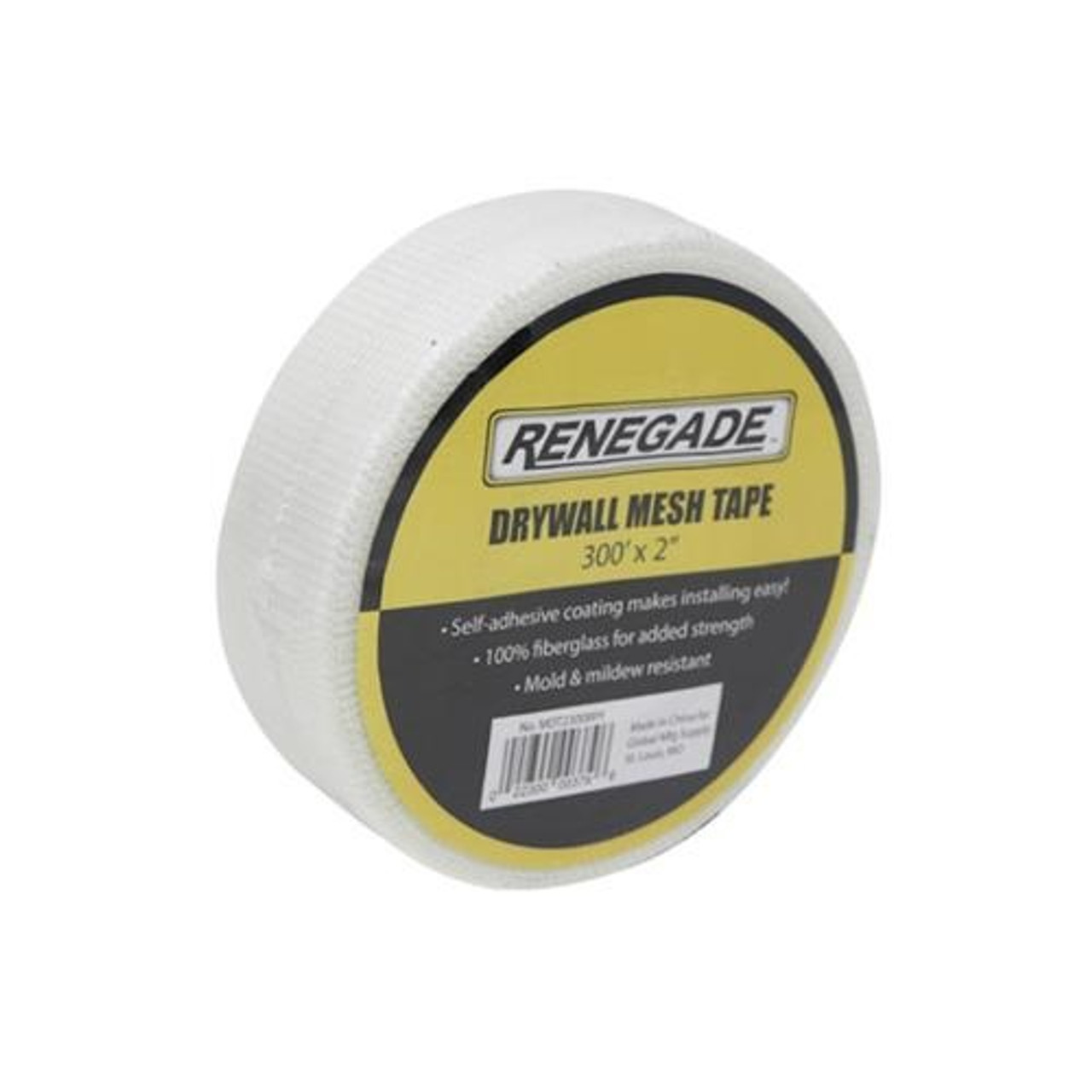 Renegade Fiberglass Mesh Tape 2 x 300' - White