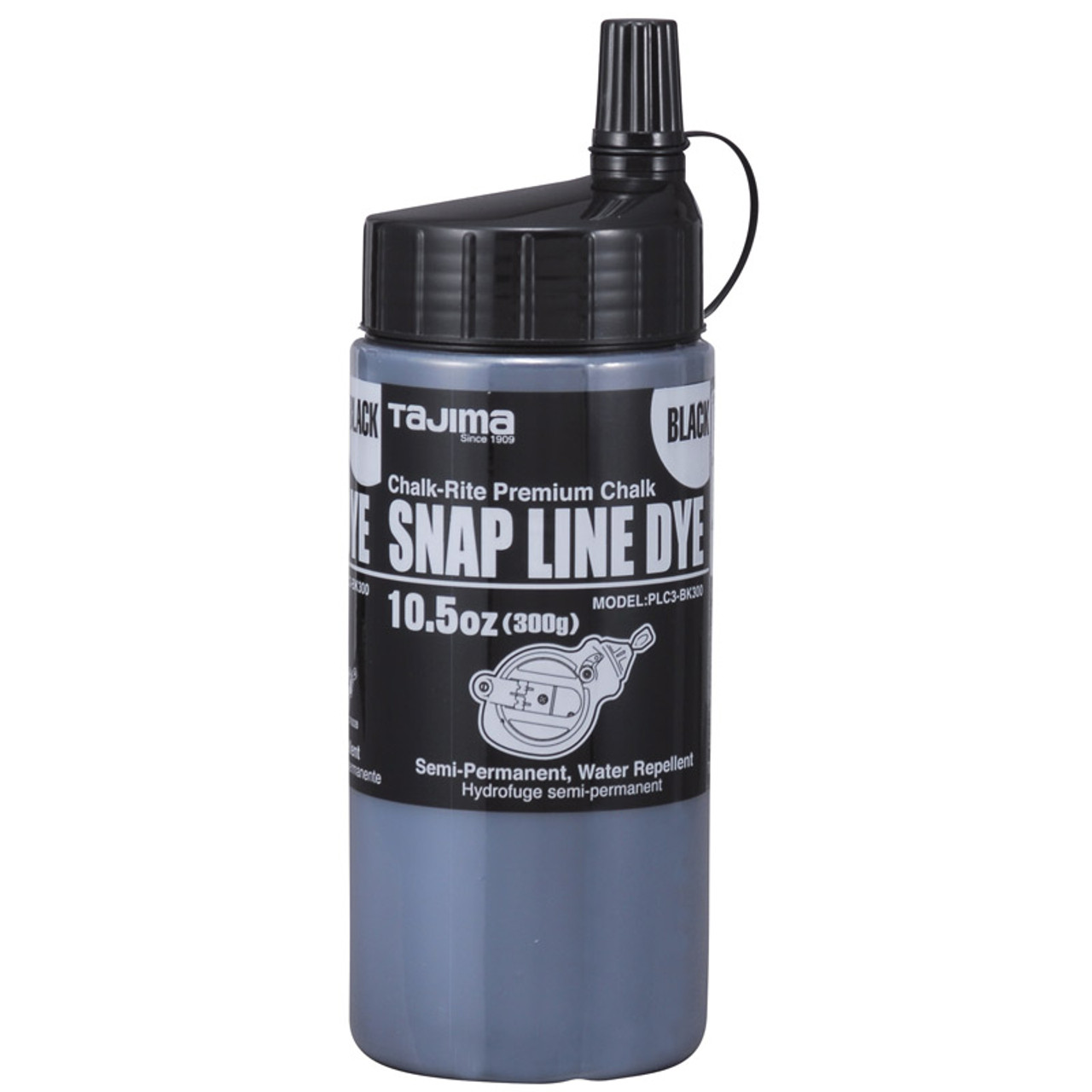 Tajima Snap-Line Dye Semi-Permanent Snap-Line Chalk - Black