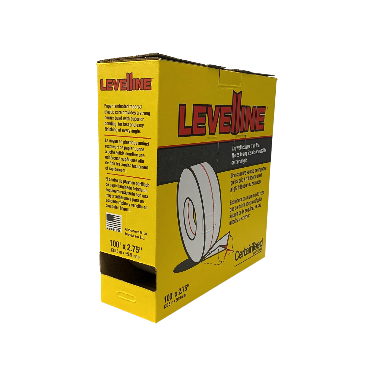 Levelline Drywall Corner Tape 2.75 in. x 100 ft. Roll