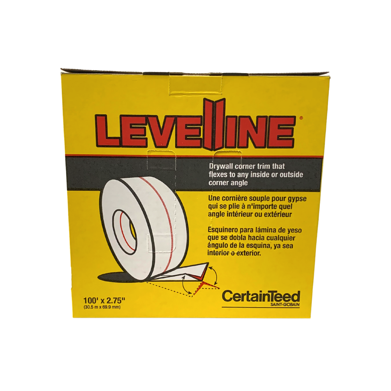 Levelline Drywall Corner Tape 2.75 in. x 100 ft. Roll