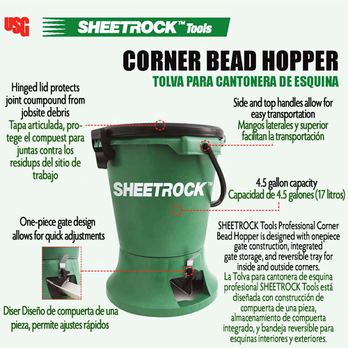 USG Sheetrock Cornerbead Hopper