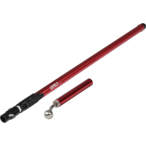 Level 5 72 in. Corner Finisher Extension Handle is made from lightweight durable anodized aluminum with a shiny corrosion-resistant red finish