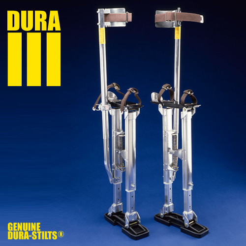 Dura-Stilt III Adjustable Aluminum Drywall Stilts (DURA-D14-22, D18-30, D24-40)