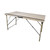 Advance 6'x24" Folding Paste Table with Aluminum Plate - 12" Closed, 24" Open - Front View