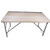 Advance 6'x 32" Folding Paste Table with Aluminum Plate - 16" Closed, 32" Open