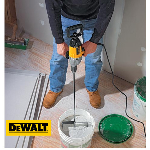 Product image for DeWalt 1/2 in. Spade Handle Drywall Mud Mixing Drill (DW130V)