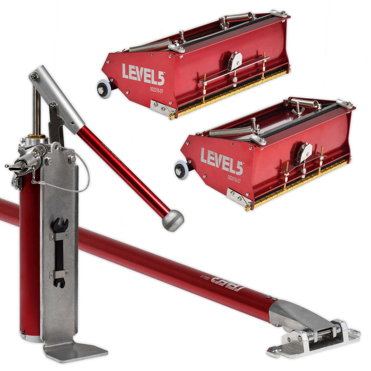 Product image for Level 5 Flat Box Set with Extension Handle