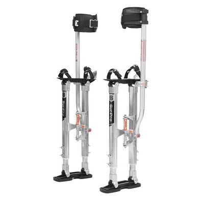 Product image for SurPro S1 Aluminum Drywall Stilts (Adjustable Height 26-40 in.)