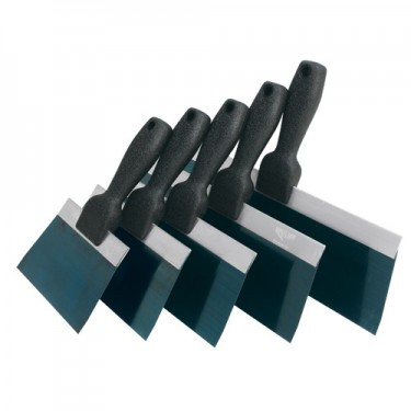 Product image for Advance 12" Blue Steel Slimline Textured Handle Taping Knife (ADVA-34412)
