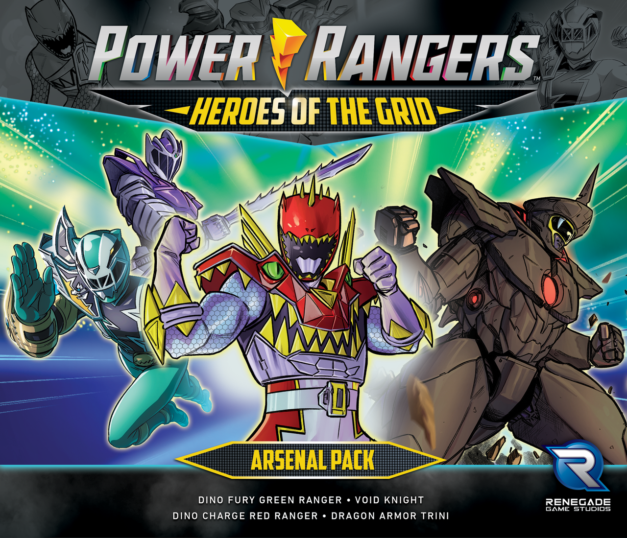Power Rangers Pack Power Rangers: Heroes of the Grid Arsenal Pack - Renegade Game Studios - UK