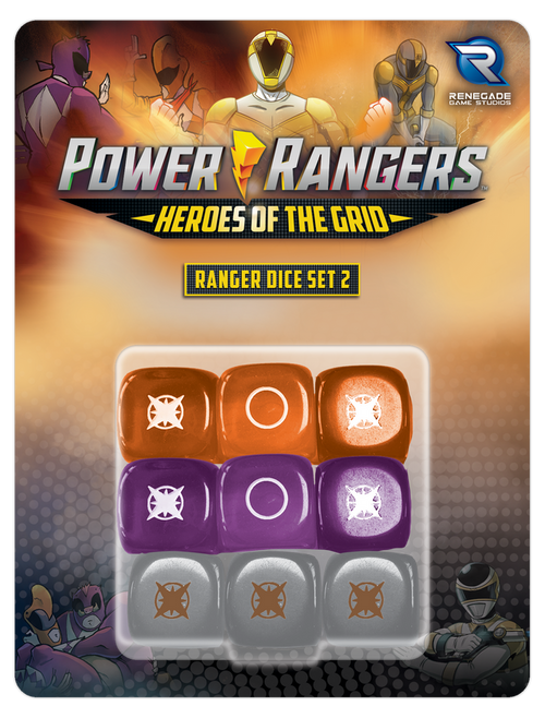 Power Rangers: Heroes of the Grid Ranger Dice Set #2