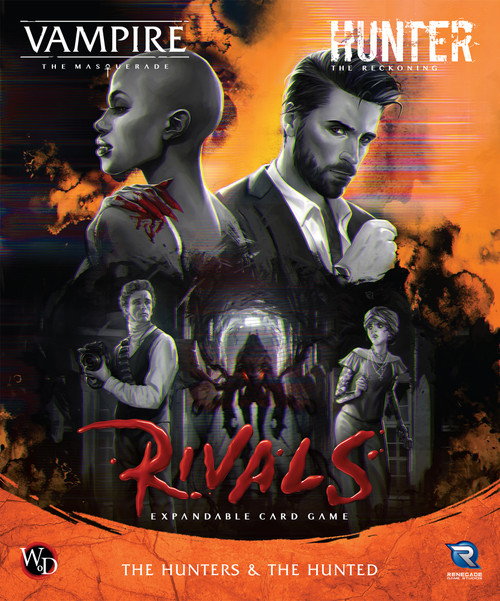 Vampire: The Masquerade Rivals Expandable Card Game The Hunters & The Hunted Box Front