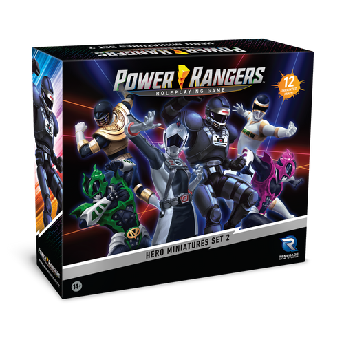 Power Rangers Roleplaying Game Hero Miniatures Set 2 3D