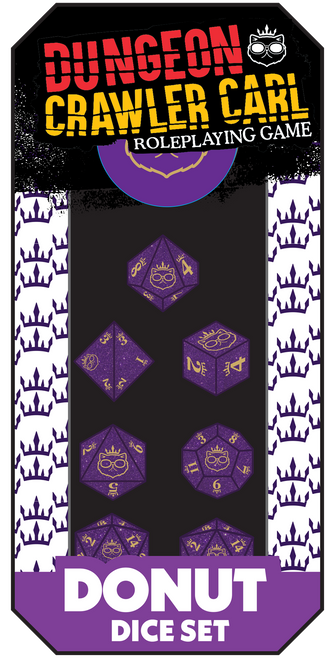 Dungeon Crawler Carl RPG: Princess Donut Dice Set Box