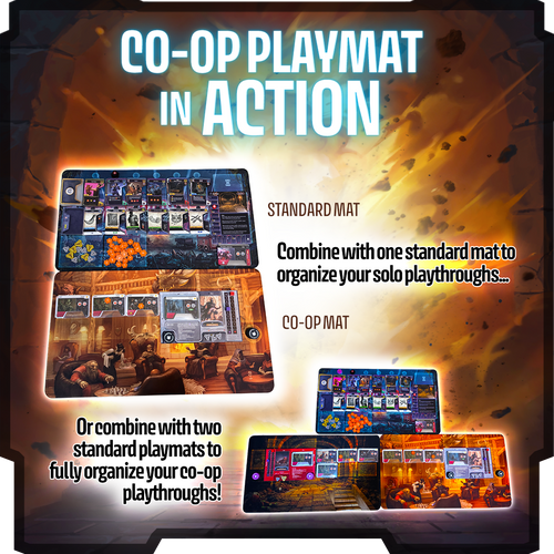Dungeon Crawler Carl Unstoppable Co-op Playmat Info
