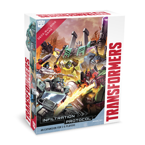 Transformers Deck-Building Game Infiltration Protocol 3D Box