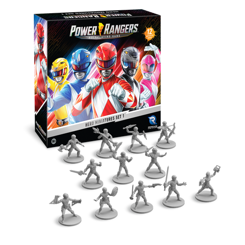 Power Rangers Roleplaying Game Hero Miniatures Set 1 3D Power Rangers Roleplaying Game Hero Miniatures Set 1 3D