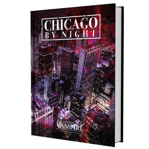 Vampire: The Masquerade 5th Edition Roleplaying Game Chicago By Night Sourcebook 3D Cover
