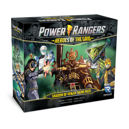 Power Rangers Heroes of the Grid:  Shadow of Venjix Theme Pack 3D Box