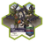 Heroscape: Rising Tide – Wing Commander Tuck Harrigan & Vorid Glidestrikers Army Expansion Premium Painted Edition Card