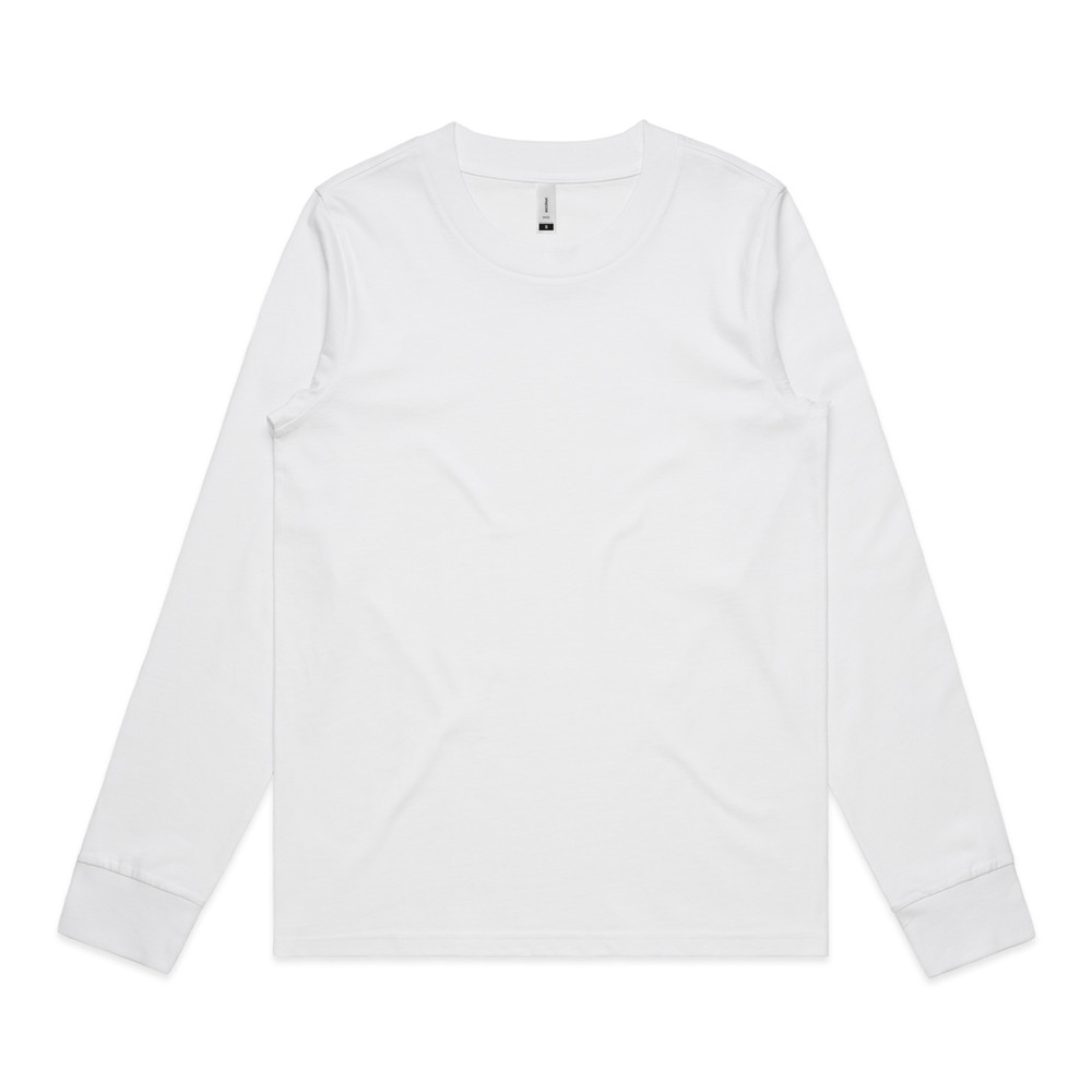 AS Colour 4056 Womens Wo's Dice L/S Tee | Available Colours: 
White, Ash-heather, Pale-pink, Navy, Black