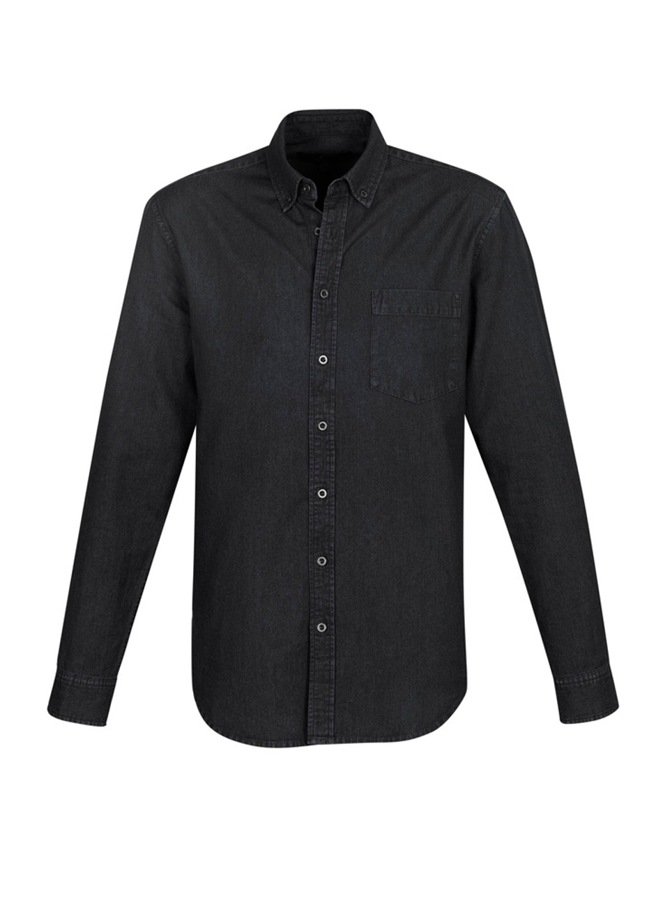 Biz Collection S017ML Mens Indie Long Sleeve Shirt | Available Colours: Black, Blue, Dark Blue