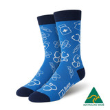 Custom Made Combed Cotton Dress & Business Socks
