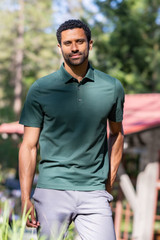 Advantage Refresh Epic Confidence Recycled Tri-Blend Pique Mens Polo