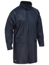 Bisley Workwear Navy Stretch PU Rain Coat