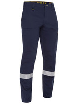 Bisley Workwear Navy/Yellow X Airflow Taped Stretch Ripstop Vented Cargo Pant