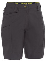 Bisley Workwear Charcoal Women's X Airflow Stretch Ripstop Vented Cargo Short