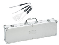 Stainless Steel BBQ Set Case - Custom branded by Supply Crew