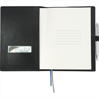 Uptown Refillable Leather JournalBook - Custom branded by Supply Crew