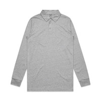 AS Colour 5404 Mens Chad L/s Polo | Available Colours: 
Grey-marle, Black