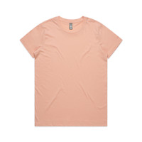 AS Colour 4001 Womens Wo's Maple Tee | Available Colours: 
White, Natural, Yellow, Mustard, Orange, Pale-pink, Pink, Rose, Fuchsia, Coral, Copper, Red, Burgundy, Mauve, Lavender, Pale-blue, Carolina-blue, Bright-royal, Petrol-blue, Indigo, Navy, Army, Forest-green, Sage, Tan, Grey-marle, Charcoal, Asphalt-marle, Coal, Black