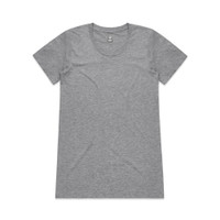 AS Colour 4002S Womens Wo's Modal Wafer Tee - Grey-Marle