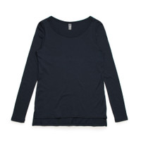 AS Colour 4017 Womens Wo's Stella L/S Tee | Available Colours: 
White, Navy, Grey-marle