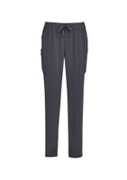 Biz Care CSP943LL Womens Avery Multi-Pockets Slim Leg Pant | Available Colours: Midnight Navy, Charcoal, Electric Blue, Navy, Teal, Black