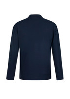 Biz Collection P400ML Mens Crew Long Sleeve Polo | Available Colours: Navy, Black, Charcoal