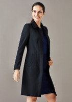 Biz Corporates 63830 Womens Lined Overcoat | Available Colours: Midnight